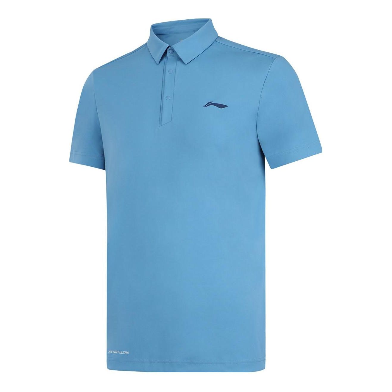 Li-Ning Logo Lifestyle Polo Shirt 'Sky Blue' APLT031-7