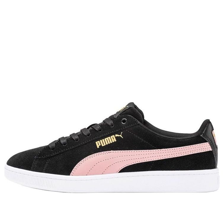 (WMNS) PUMA Vikky V2 Low-tops Sport Shoes Black/Pink 369725-37
