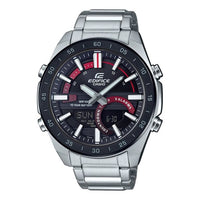 CASIO EDIFICE Stainless Steel Strap Mens Black Analog/Digital Combo ERA-120DB-1A