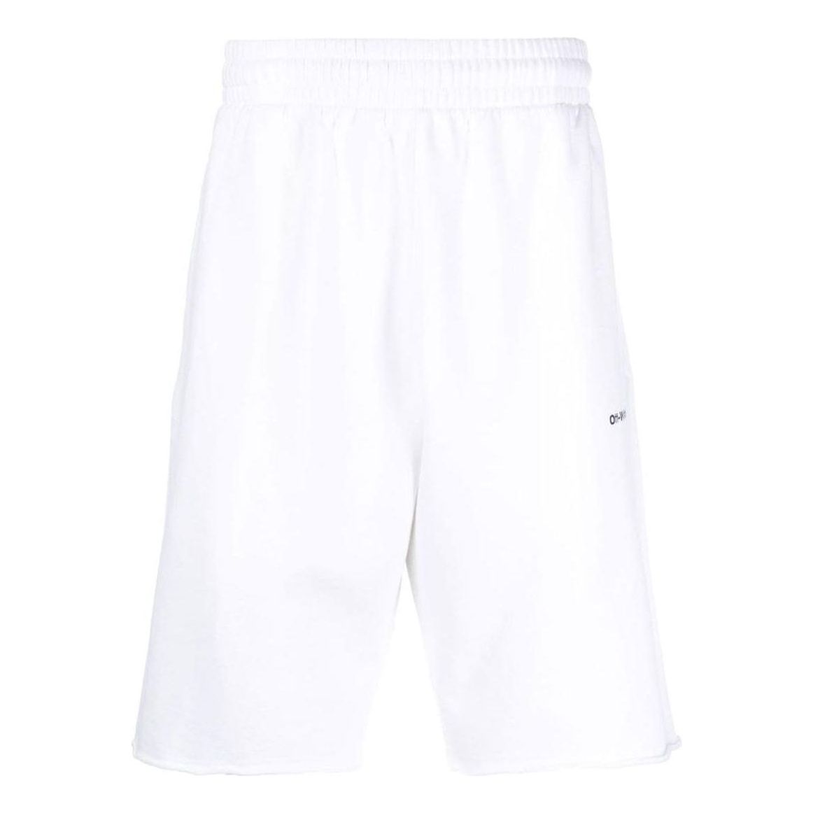 Off-White Wave Out Diag Mesh Shorts 'White' OMCI006C99FLE0090110