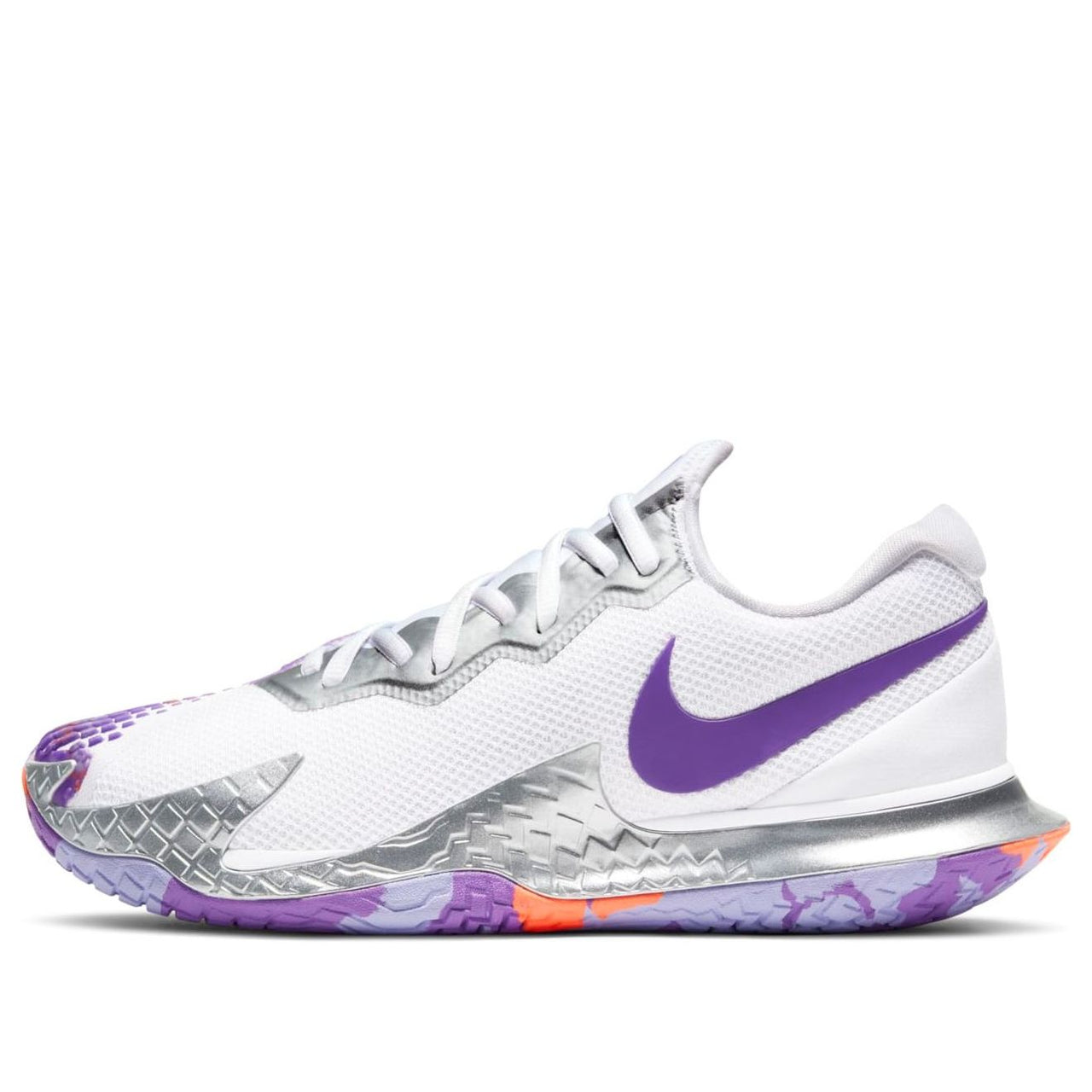 (WMNS) Nike Court Air Zoom Vapor Cage 4 'White Purple Pulse' CD0431-103