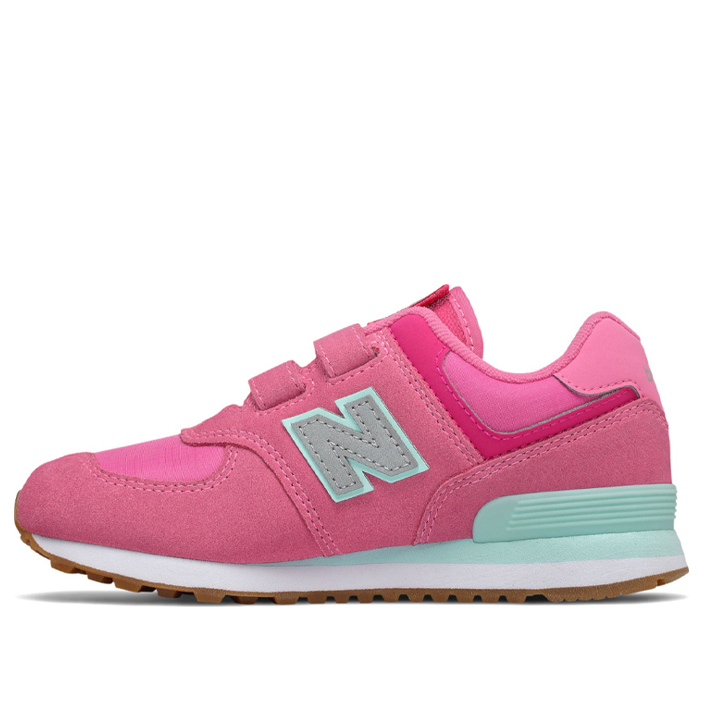 (GS) New BalanceHook and Loop 574 Pink/Green YV574PAF