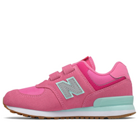 (GS) New BalanceHook and Loop 574 Pink/Green YV574PAF