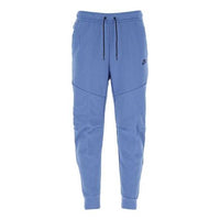 Men's Nike Nsw Tch Flc Jggr Solid Color logo Bundle Feet Sports Pants/Trousers/Joggers Blue CU4495-442