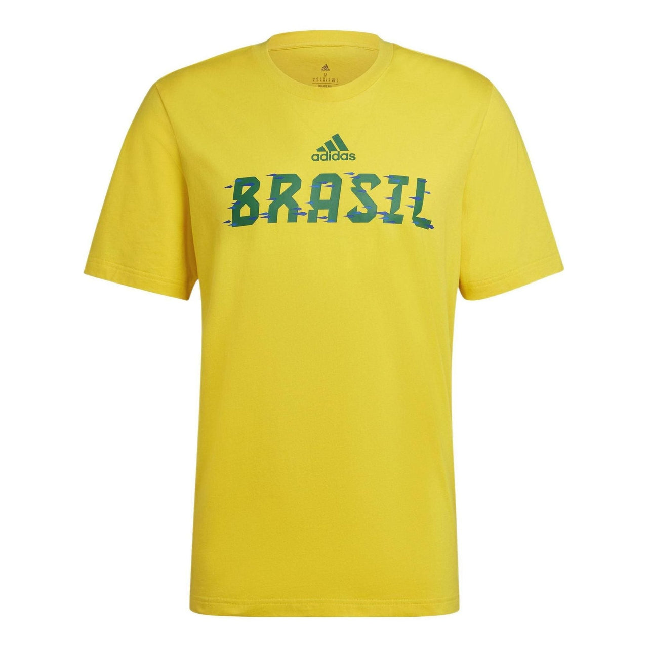 adidas FIFA World Cup 2022 Brasil T-Shirt Asia Sizing 'Yellow Green' HD6370