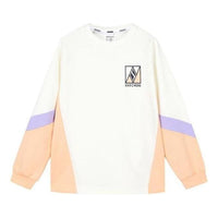 (GS) Skechers Diamond Series Sweater 'White Beige Purple' L123G018