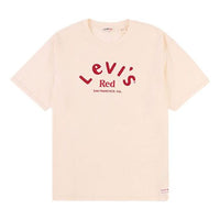 Men's Levis Casual Cozy Round Neck Short Sleeve Creamy White A0192-0000