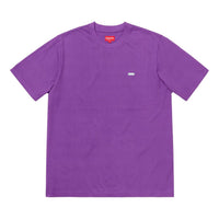 Supreme FW18 Reflective Small Box Violet Tee SUP-FW18-357