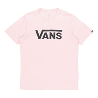 Vans Classic Logo Print Short Sleeve Couple Style Pink VN0A4MM6SYC