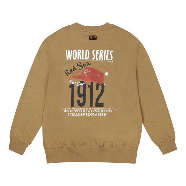 MLB Retro Printing Boston Red Sox Athleisure Casual Sports Unisex Brown 31MT0C041-43B