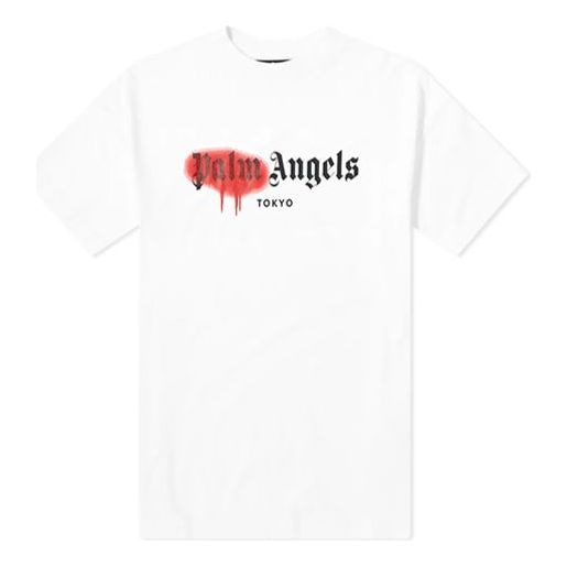 PALM ANGELS Tokyo Sprayed Logo Tee Logo Tee PMAA001S204130590120