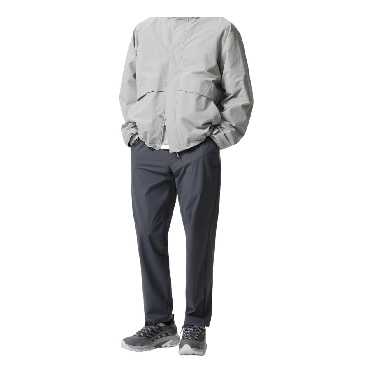 UNIQLO Ultra Stretch Pants 'Dark Grey' 475598-08