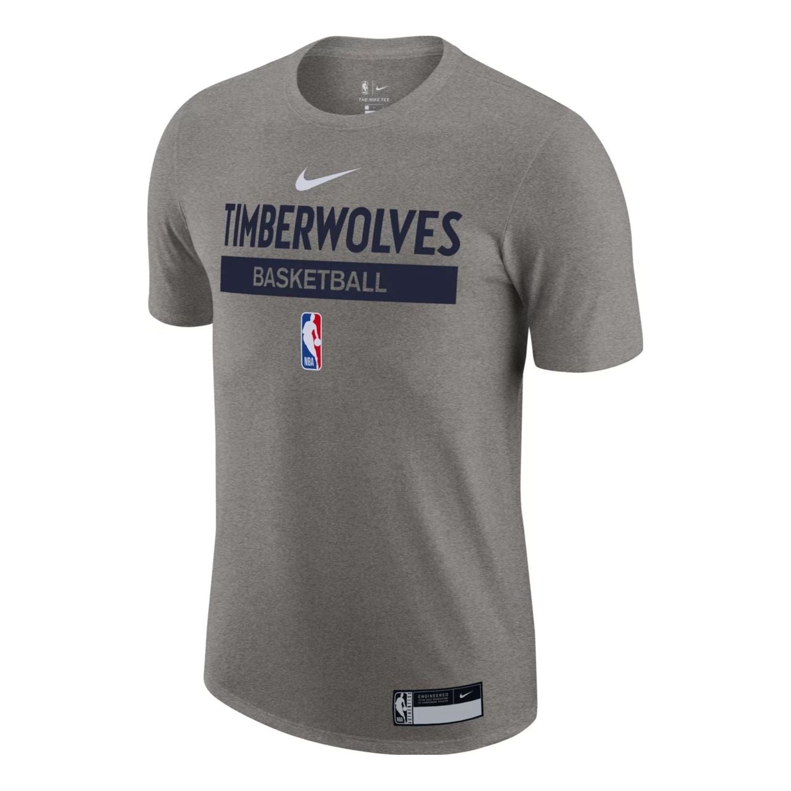 Nike x NBA Minnesota Timberwolves Dri-FIT Practice T-shirt 'Grey' DR6476-063