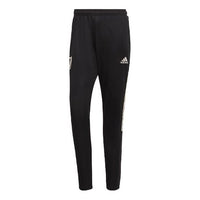adidas Juventus Logo Zipper Cone Sports Pants Black GK8607