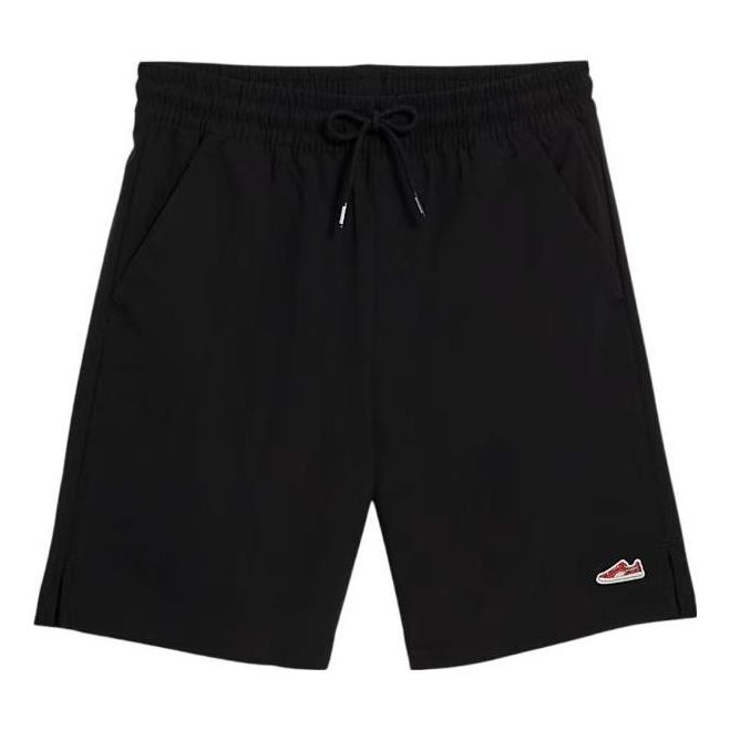 PUMA Logo Suede Woven Shorts 'Black' 678725-01