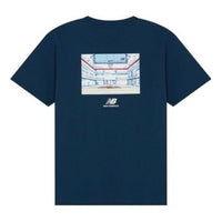 New Balance x ANB Brand Tee Asia Sizing 'Blue White' AMT22377-BGV