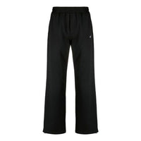 Off-White SS21 Logo Embroidered Casual Sports Pants Version Black OMCJ002S21FAB0011001