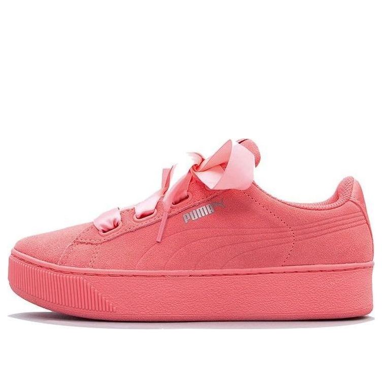 (WMNS) PUMA Vikky Platform Ribbon Pink 366418-03