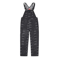 Supreme SS19 Logo Denim Overalls Black logo SUP-SS19-665