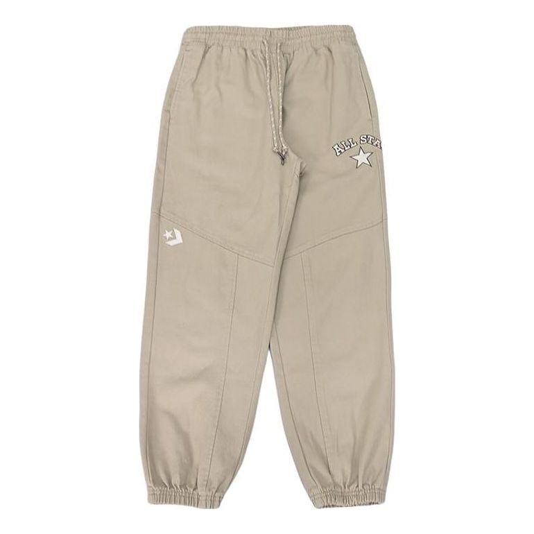 (WMNS) Converse All Star Drawstring Pants Asia Sizing 'Beige' 10024887-A01