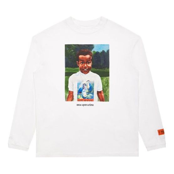 Men's HERON PRESTON Photo White HMAB012S209130190188