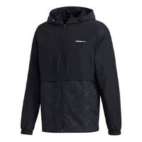 adidas neo M BRLV WB 2 Minimalistic Sports Windbreaker Jacket Black GK1513
