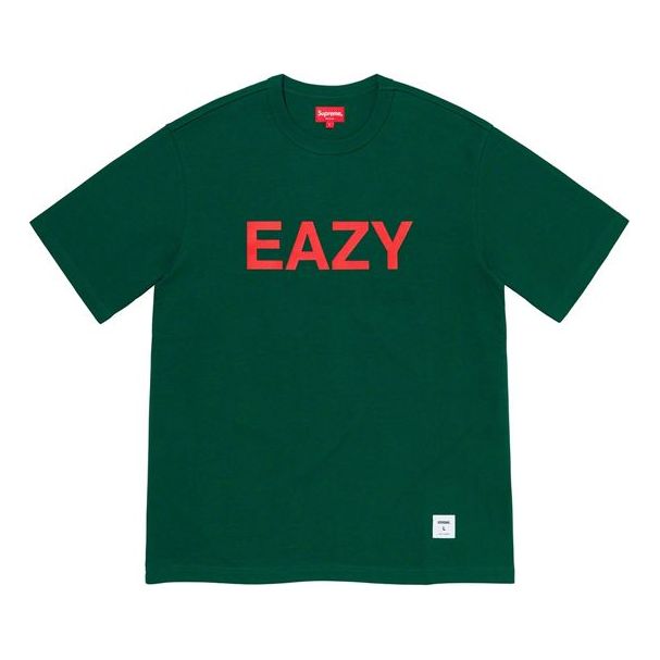 Supreme SS20 Week 1 Eazy S/S Top Alphabet Short Sleeve Unisex Green SUP-SS20-222