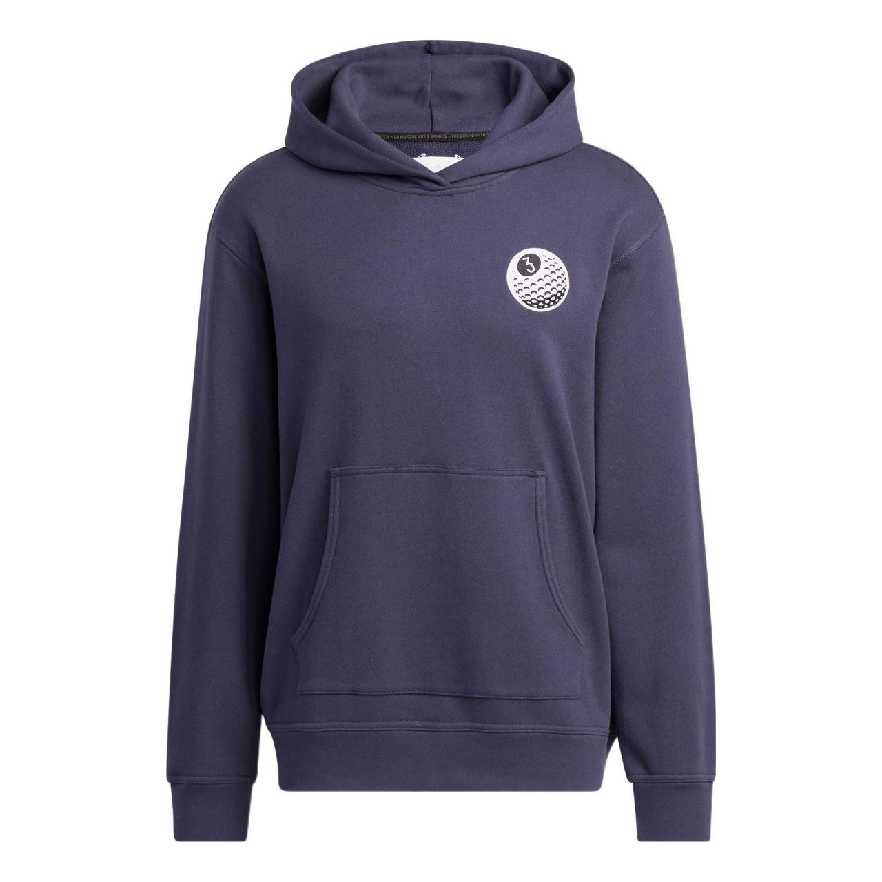 adidas Solid Color Hooded Long Sleeves Hoodie Men's Blue HF9093
