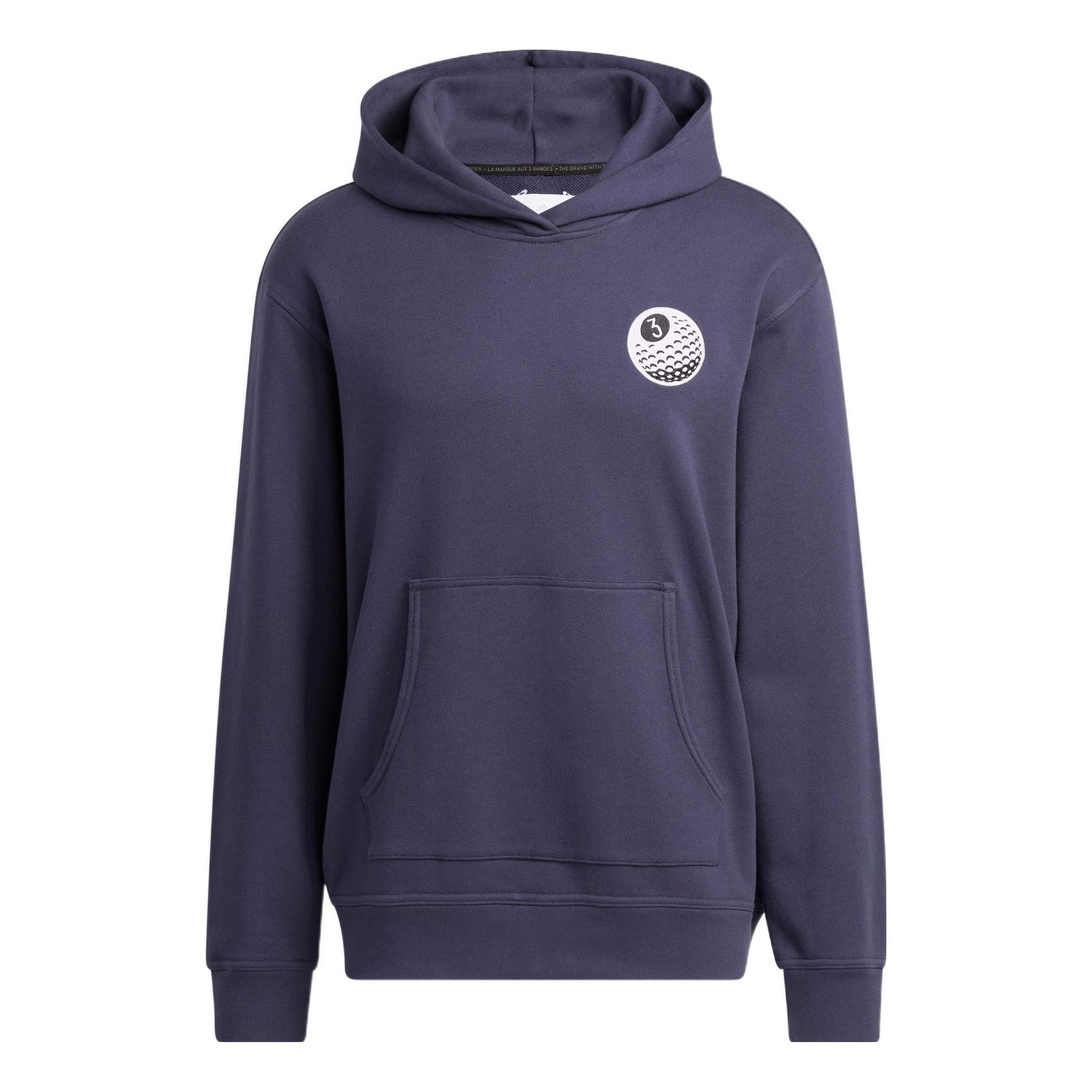 adidas Solid Color Hooded Long Sleeves Hoodie Men's Blue HF9093