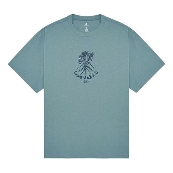 Converse Flower Friends Tee Asia Sizing 'Blue' 10024757-A03