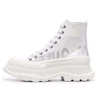 (WMNS) Alexander McQueen Tread Tread Slick High-Top Boots 'White' 679529WIABD9071