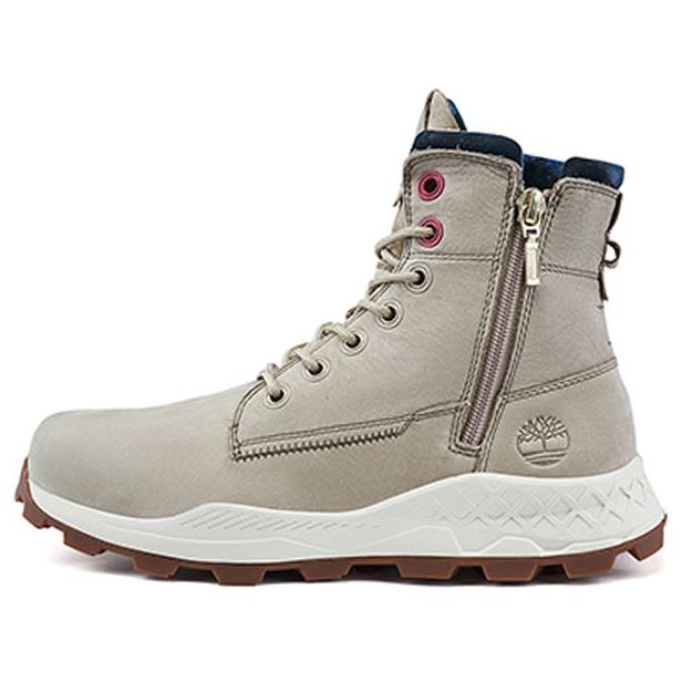 Timberland Brooklyn Side Zip Boots 'Beige Nubuck' A41AMW