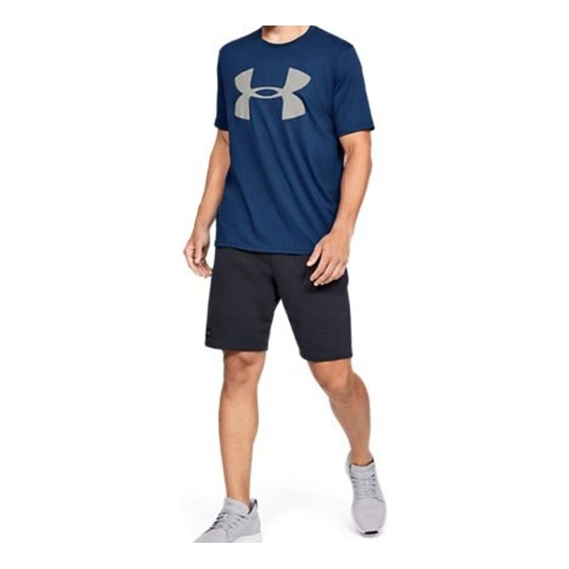 Under Armour Big Logo Reflective Short Sleeve USA Blue 1351617-449