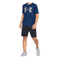 Under Armour Big Logo Reflective Short Sleeve USA Blue 1351617-449