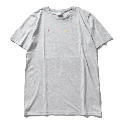 PUMA Fierce Cat Tee Printing Short Sleeve Couple Style Gray 578840-04