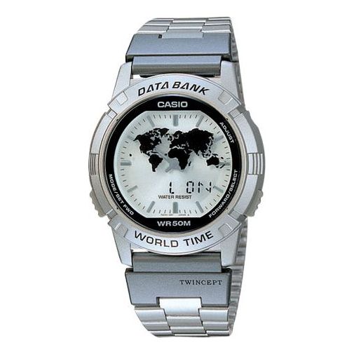 CASIO Quartz Waterproof Sports Unisex Mens Silver Analog ABX-20EU-8AVMQ