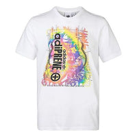 adidas originals Adiprene Retro Printing Sports Short Sleeve White GD6005