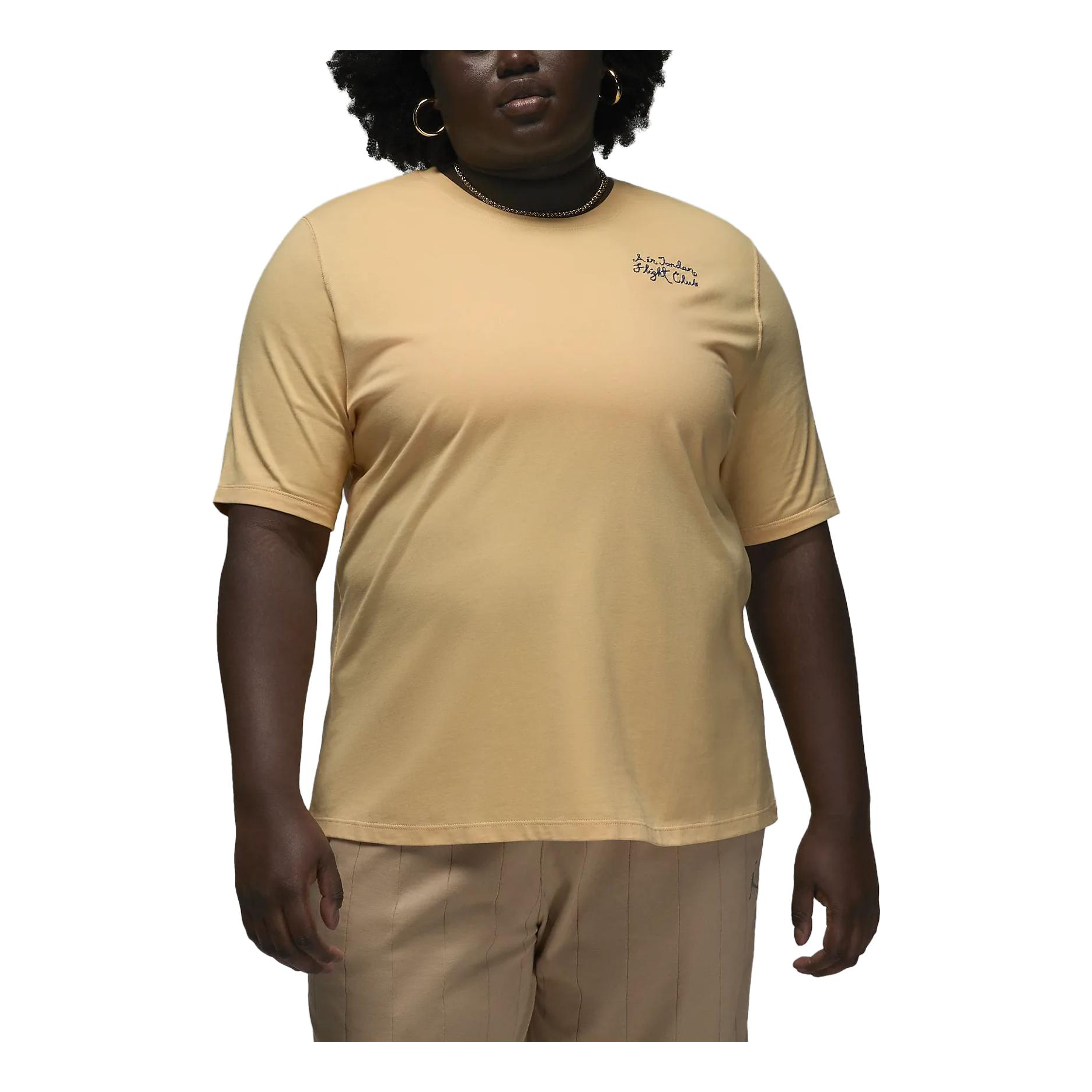 (WMNS) Air Jordan T-Shirt Plus Size 'Celestial Gold' DZ3194-251