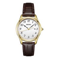 SEIKO Waterproof Brown/Gold/White SUR638P1