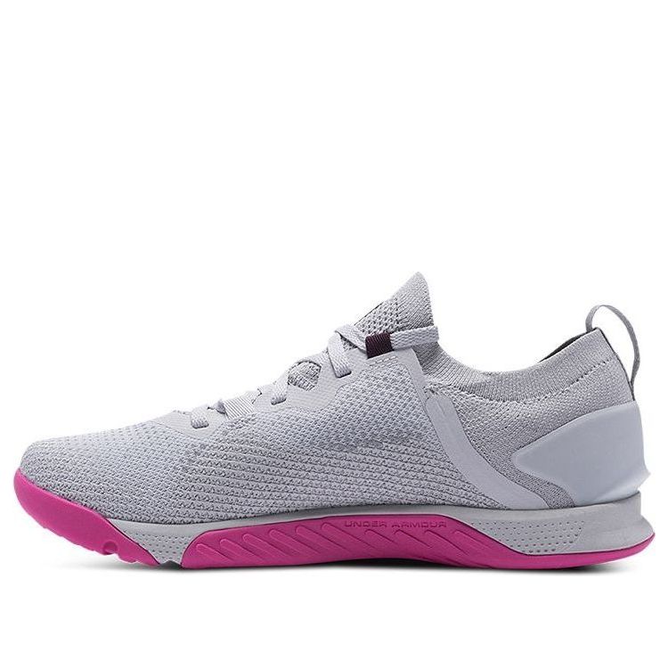 (WMNS) Under Armour TriBase Reign 3 Running Shoes Grey 3023699-100