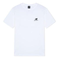 New Balance Logo Sport T-Shirt Asia Sizing 'White Black' AMT22389-WT