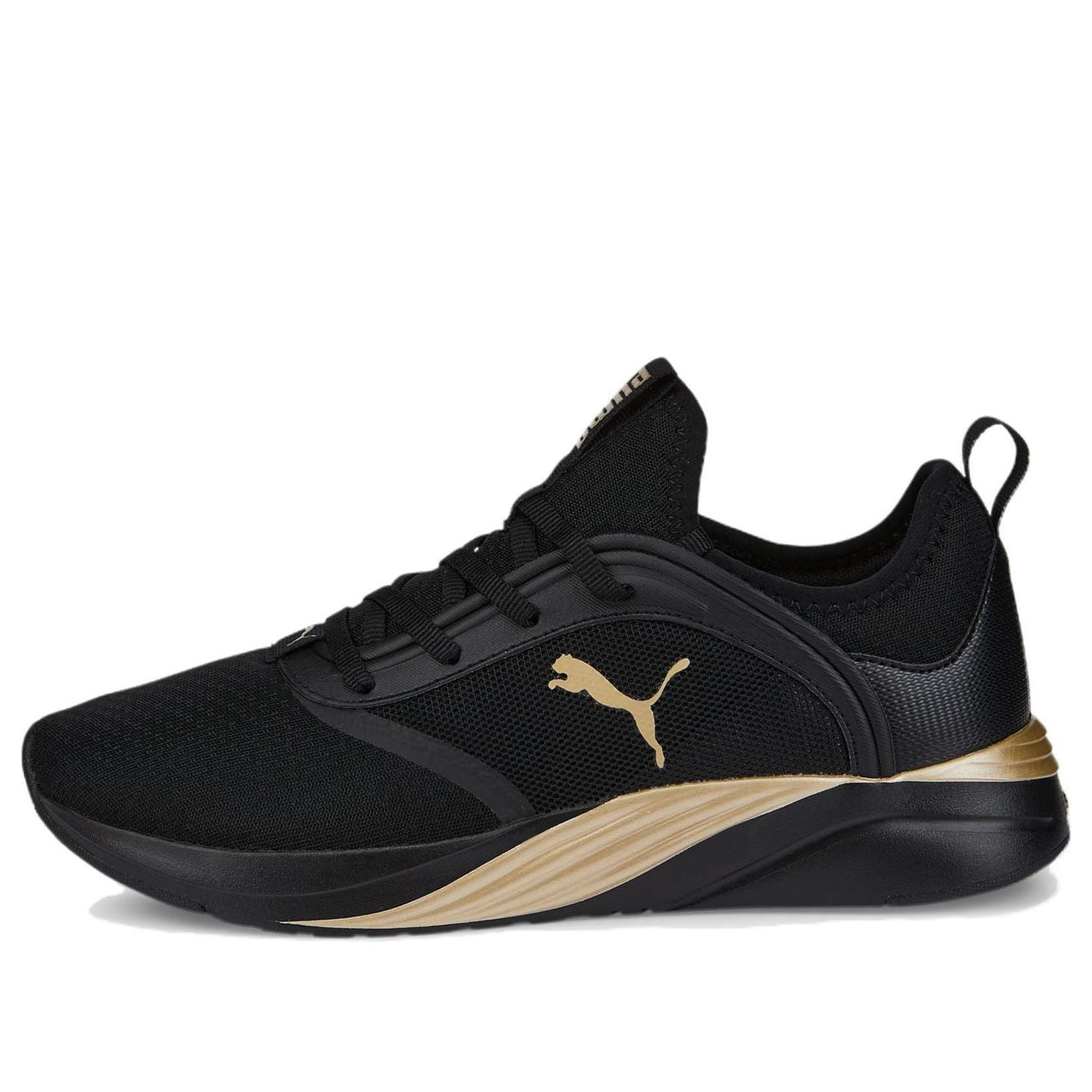 (WMNS) PUMA Softride Ruby 'Black Team Gold' 377050-06