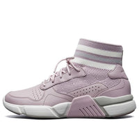 (WMNS) Skechers Block White/Purple 68855-LIL