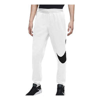 Nike Colorblock Large Logo Loose Athleisure Casual Sports Long Pants White CK6613-100