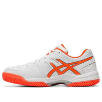 (WMNS) ASICS Gel-Padel Pro 3 SG Soft Ground 'White Orange' E561Y-114
