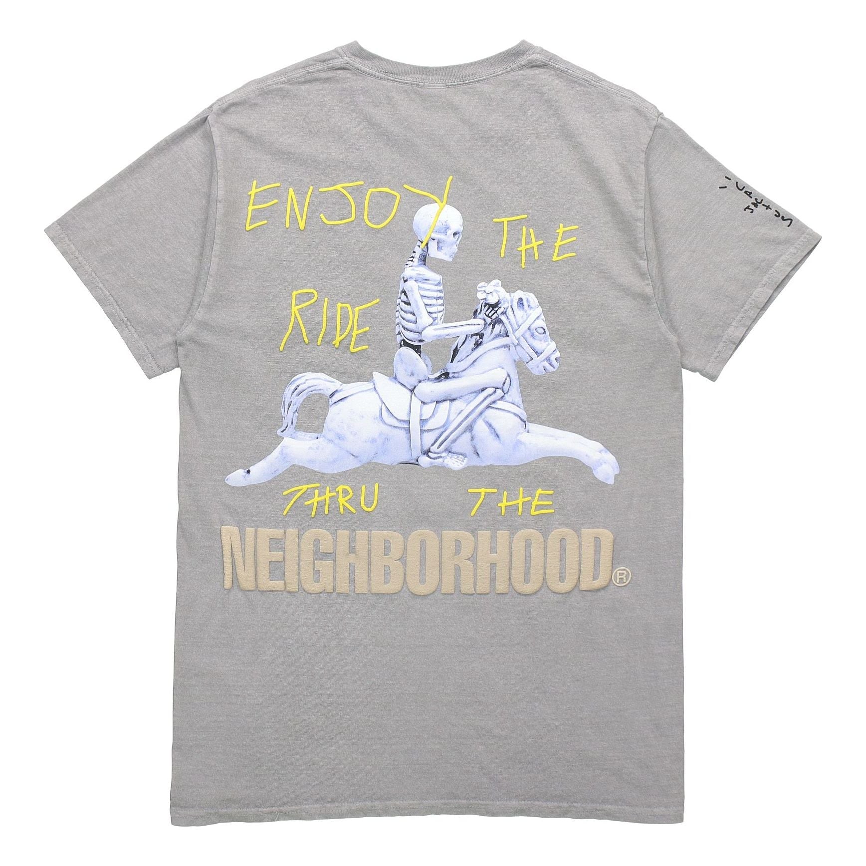 Travis Scott Unisex Cactus Jack x NEIGHBORHOOD Printing Grey TC-73