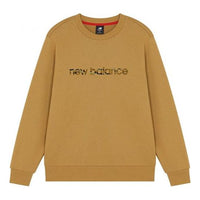 New Balance Men's New Balance Camouflage Logo Knit Sports Round Neck Pullover Yellow AMT21353-INC