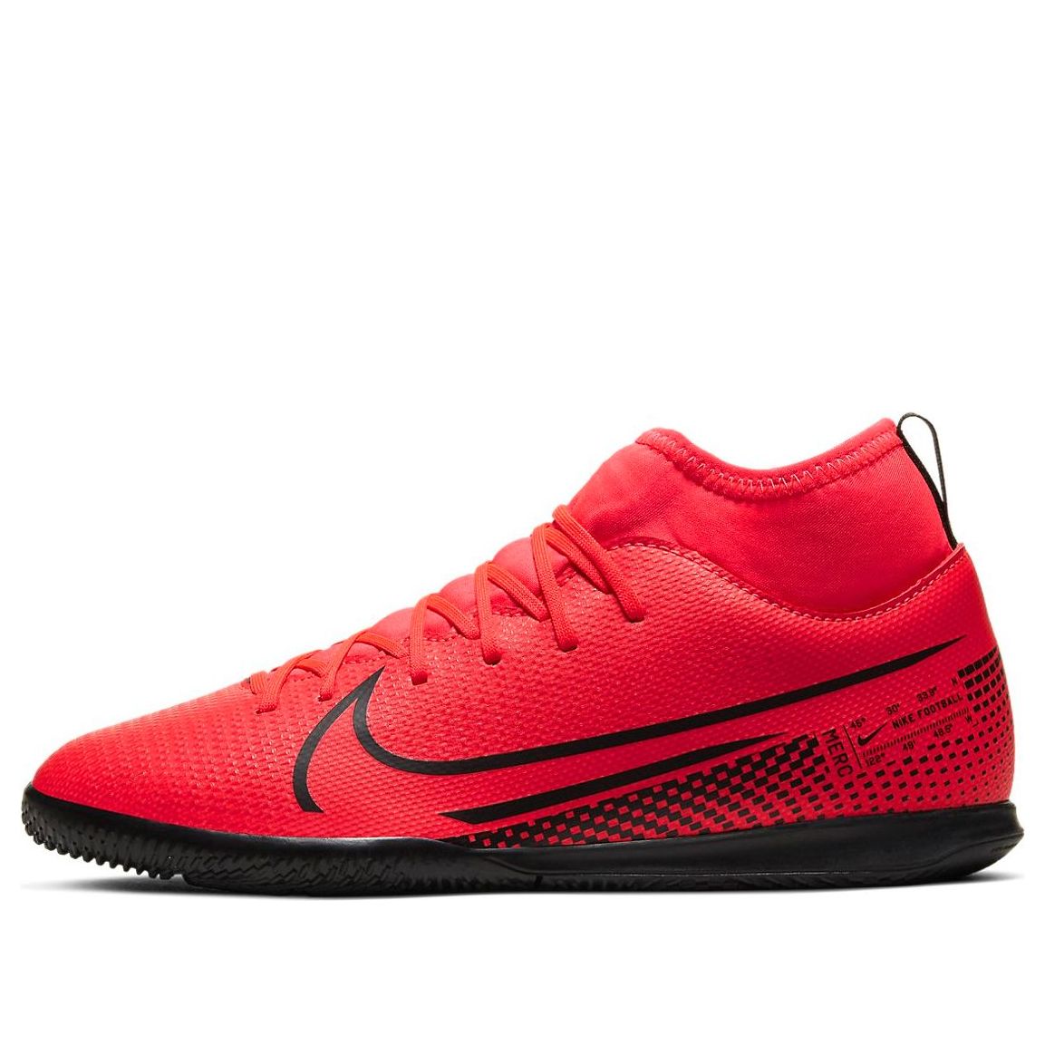 (GS) Nike JR Mercurial Superfly 7 Club IC 'Red Black' AT8153-606