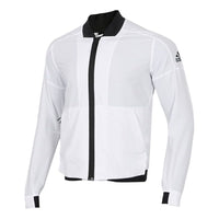 adidas Casual Sports Woven Light Jacket 'White Black' DZ1996