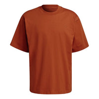 adidas originals C Tee Solid Color Loose Sports Short Sleeve Light Brown H11367